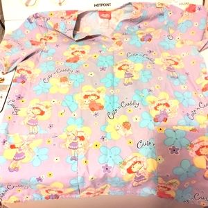 Women's size medium strawberry shortcake medical scrubs